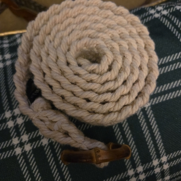 J. Crew Beige Woven Belt with Bamboo Buckle - Picture 4 of 6